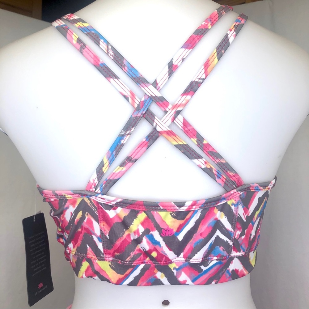 Women NWT Pink Lotus strappy bra, Beall’s M - Picture 2 of 4